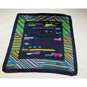 Laltramoda Square Silk Scarf‎ Modern MCM Colorful 33"x33"